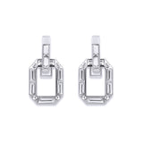 Rue de la Paix Link Grande Silver Earrings