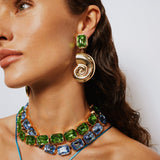 Nautilus Crystal Earrings