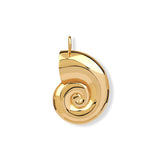 Nautilus Charm Leather Necklace