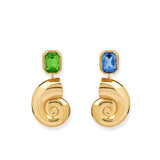 Nautilus Crystal Earrings