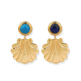 Aphrodite Turquoise Lapis Earrings