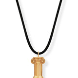 Ionia Charm Leather Necklace