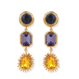 Halicarnassus Lapis Earrings