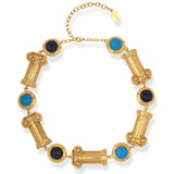 Ionia Turquoise Lapis Necklace