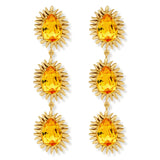 Ninon Sun Yellow Trio Earrings