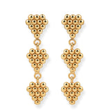 Summer Wine Grape Earrings