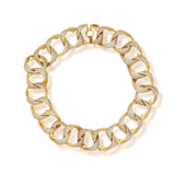 Manhattan Link Crystal Necklace