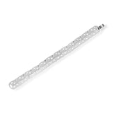 Heracles Crystal Silver Bracelet