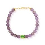 Bodrum Amethyst and Crystal Necklace