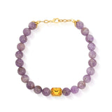 Bodrum Amethyst and Crystal Necklace
