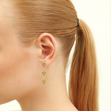 Summer Wine Grape Earrings