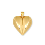 Love Yourself Medium Heart Pendant