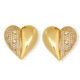 Love Yourself Large Crystal Earrings