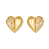 Love Yourself Medium Crystal Earrings