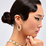 Dream Hoop Earrings in Gold