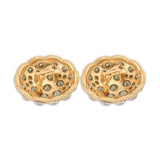 Disco Round Earrings