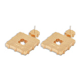 Bianca Diamond Crystal Gold Plated Earrings