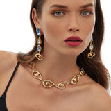 Nazar Large Necklace in Gold