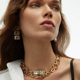 Bosphorus Lights Earrings in Gold