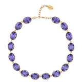 Melodia Oval Mor Kolye