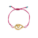 Nazar Fuchsia Rope Bracelet