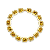 Ritz Yellow Crystal Necklace