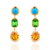 Halicarnassus Turquoise Earrings