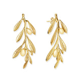 Athena Olive Earrings