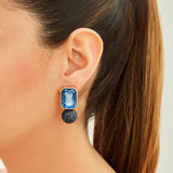Bodrum Blue and Lapis Single Earring