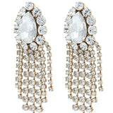 Mrs. Burton Diamond Crystal Earrings