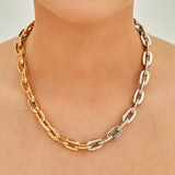 Bosphorus Two Tone Chain Necklace