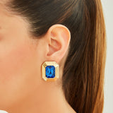 Ritz Blue Crystal Earrings