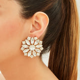 Maksim Diamond Crystal Earrings