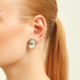 Bosphorus Diamond Earrings in Silver
