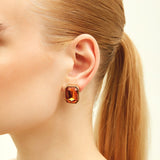 Bosphorus Orange Single Earring