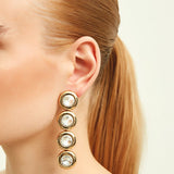 Dome Long Earrings