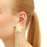 Dalida Star Crystal Earrings