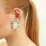 Limelight Diamond Crystal Earrings