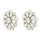 Maksim Diamond Crystal Earrings