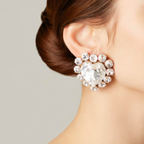 Queen of Hearts Diamond Crystal Earrings