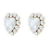 Queen of Hearts Diamond Crystal Earrings