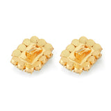 Ninon Square Diamond Crystal Earrings