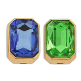 Bosphorus Blue Green Mismatched Earrings