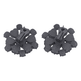 Kate Diamond Crystal Earrings in Rhodium