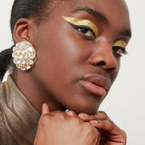 Disco Round Earrings