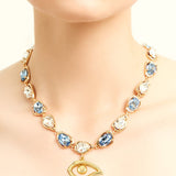 Istanbul Necklace with Nazar Pendant