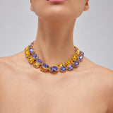 Melodia Oval Yellow Necklace