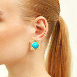 Lampi Square Earrings