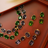 Melodia Duo Green Earrings