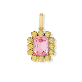 Petite Ninon Square Yellow Pink Charm